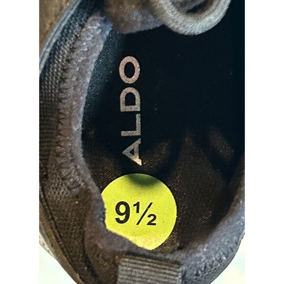 Aldo‎ Mens Black Casual Lace-Up Sneakers  - Size 9.5 - New - Picture 5 of 8